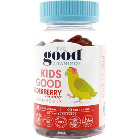 The Good Vitamin Co Kids Good Elderberry plus Ivy 90s