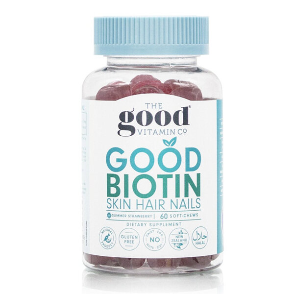 The Good Vitamin Company Biotin Hair Skin Nails Soft Chews 60s