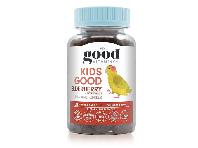 The Good Vitamin Company Kids Good Elderberry + Ivy Extract Ills & Chills Soft C