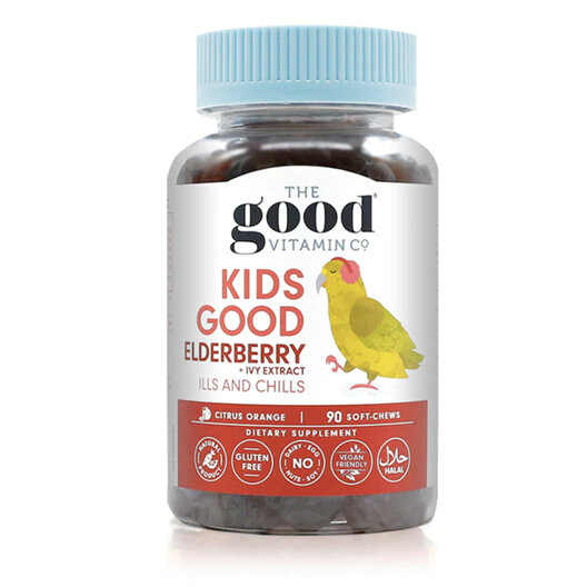 The Good Vitamin Company Kids Good Elderberry + Ivy Extract Ills & Chills Soft Chews Soft Chews 90s