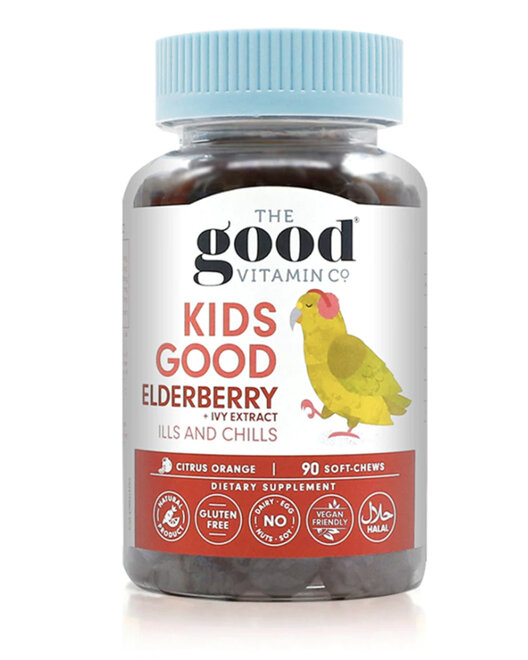 The Good Vitamin Company Kids Good Elderberry + Ivy Extract Ills & Chills Soft C