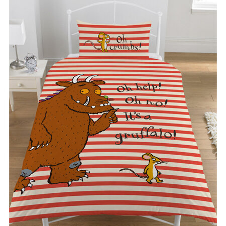 The Gruffalo Oh Help Reversible Single Duvet Cover Set