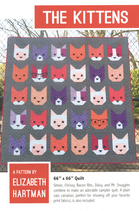 The Kittens Quilt Pattern from Elizabeth Hartman