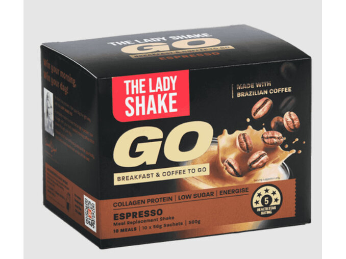 The Lady Shake Go Espresso 10 Pack