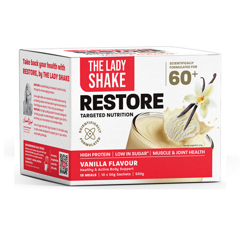 The Lady Shake Restore Vanilla 50g 10 Sachets
