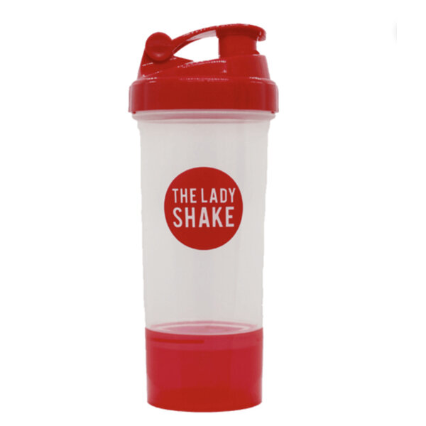 The Lady Shake Shaker Red 600ml