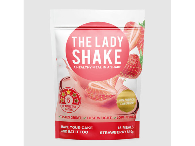 The Lady Shake Strawberry 840g