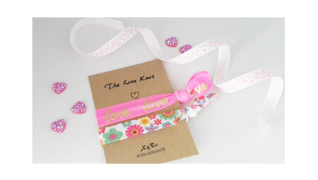 The Love Knot (pink and floral)