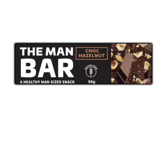 The Man Bar Choc Hazelnut 50g