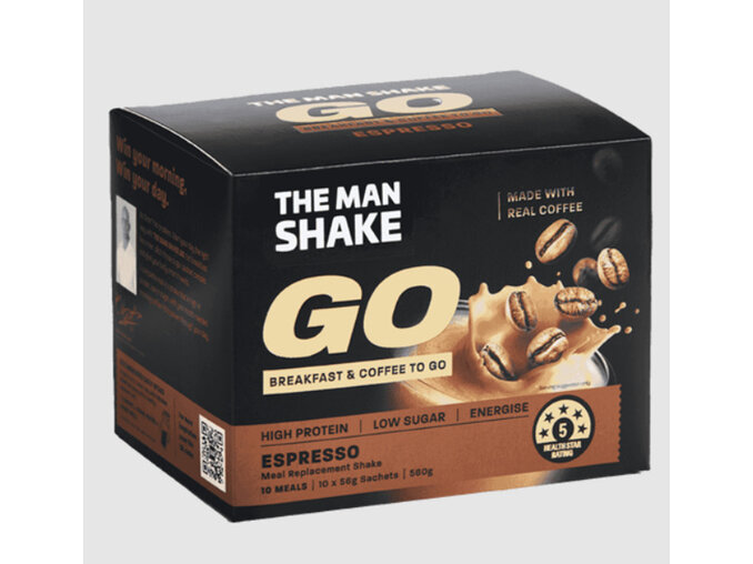The Man Shake Go Espresso 10 Pack