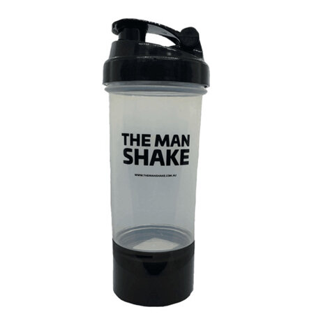 The Man Shake Shaker Black 600ml