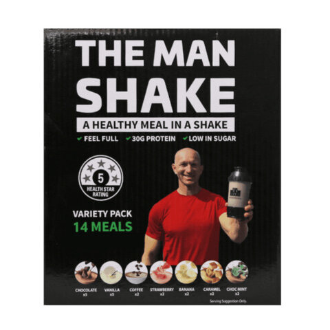 The Man Shake - Variety Pack 56gx14pk