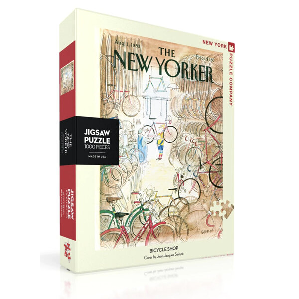 The New Yorker Bicycle Shop 1000 Piece Puzzle - New York Puzzle Company