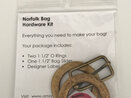 The Norfolk Bag Hardware from Among Brenda's Quilts & Bags