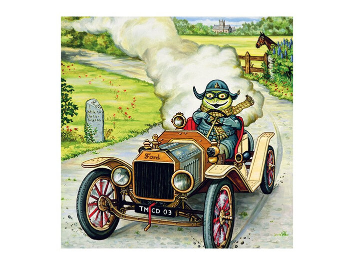 The Only Way to Travel Card from The Wind in the Willows mr toad car