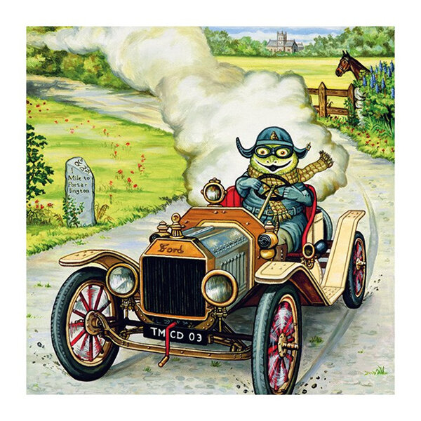 The Only Way to Travel Card from The Wind in the Willows