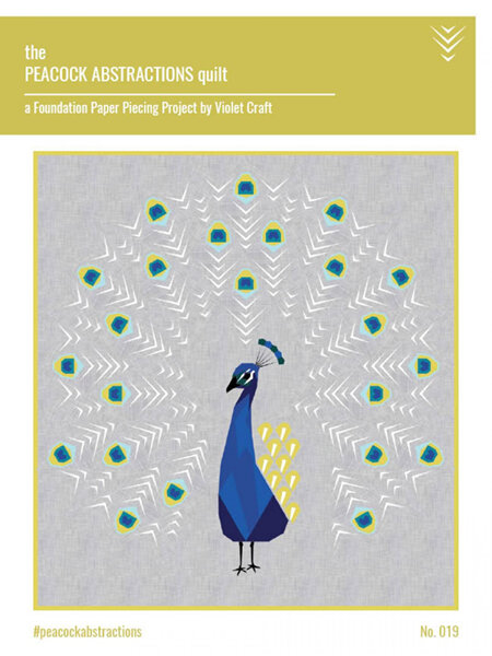 The Peacock Abstractions Quilt Pattern