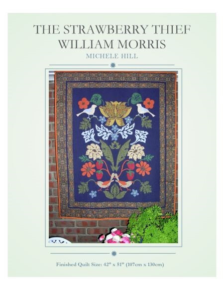 The Strawberry Thief William Morris Applique Quilt Pattern