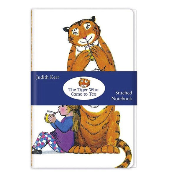 The Tiger Who Came to Tea Tiger Drinking Stitched Notebook by Museums & Galleries