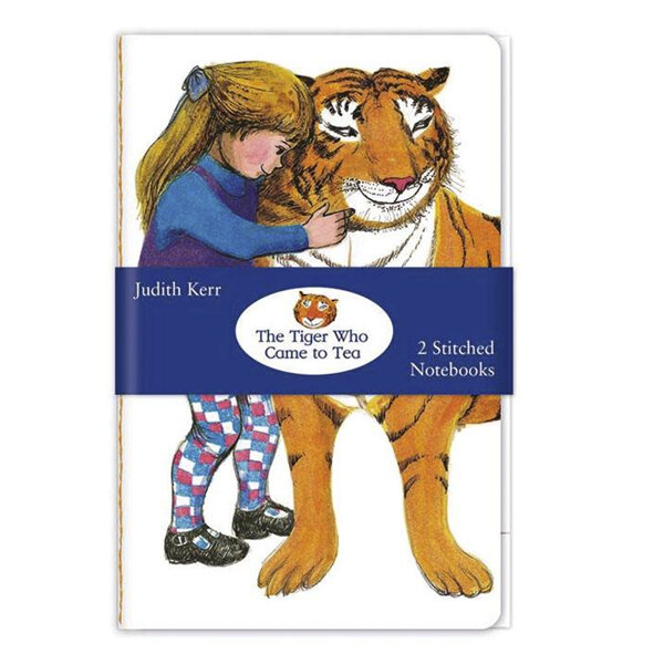 The Tiger Who Came to Tea - Tiger Hug Stitched Notebook by Museums & Galleries