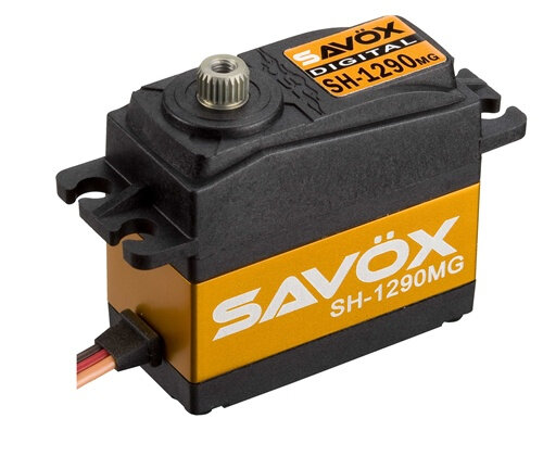 The ultimate standard size helicopter tail servo, the Savox SH-1290MG operates a