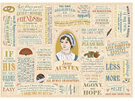 The Unemployed Philosophers Guild Jane Austen Literary Lines 1000 Piece Puzzle