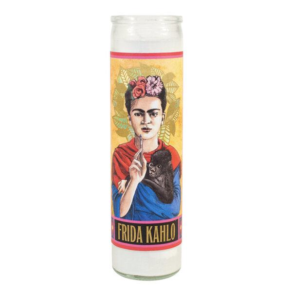 The Unemployed Philosophers Guild Secular Saints Candle Frida Kahlo