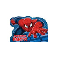 The Unltimate Spiderman Party Invites x 8