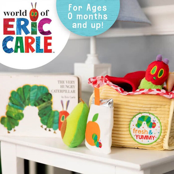 The Very Hungry Caterpillar Activity Toy Plush Picnic Basket Playset baby