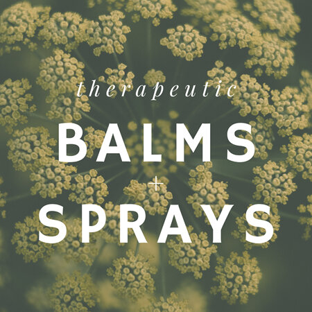 Therapeutic Balms + Sprays