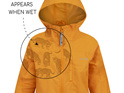 therm jacket orange rainshell splashmagic recycled quality