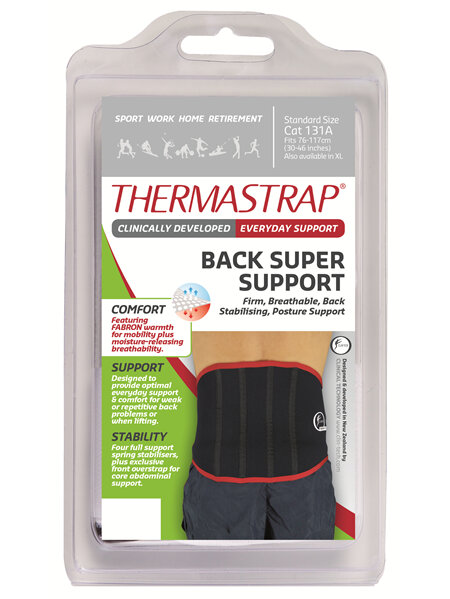 Thermastrap Back Super Supp Std Size