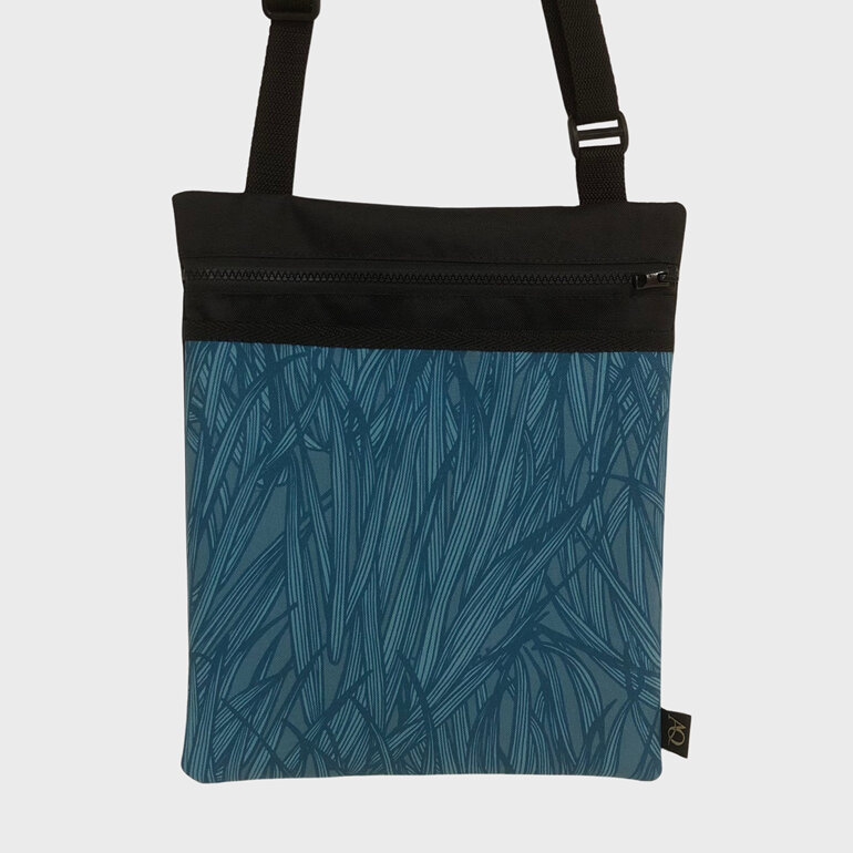This beautiful blue crossbody bag would make a great NZ made gift.
