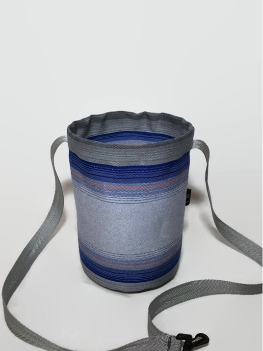 This blue and grey clothes peg bag makes a great NZ made gift