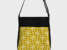 This Orla Kiely acorn fabric in yellow is a perfect choice for your next handbag
