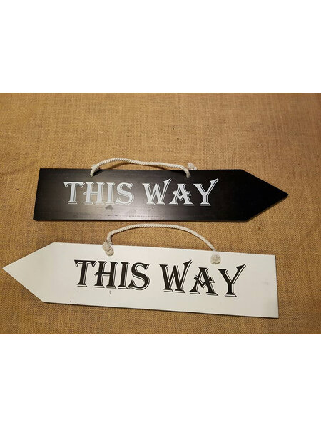 This Way Sign