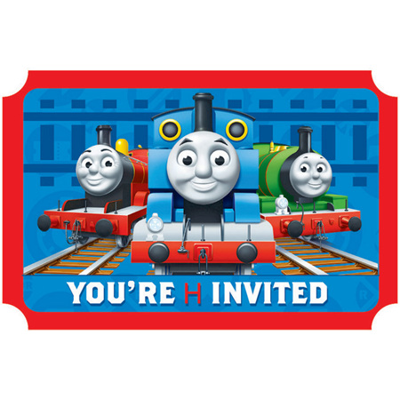 Thomas & Friends invites x 8