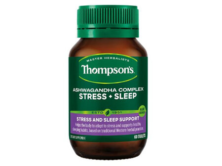 Thompsons Ashwagandha Complex Stress+Sleep 60Tablets