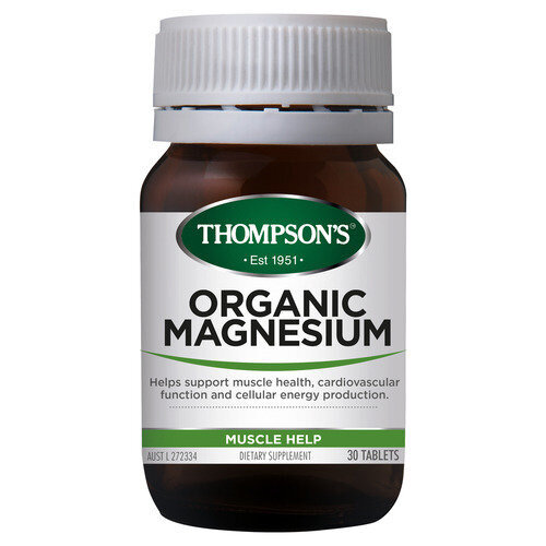 Thompson's Organic Magnesium 30 Tablets