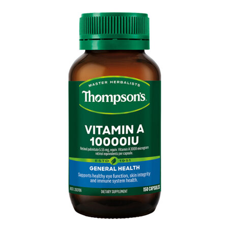 Thompson's Vitamin A 10000IU 100 capsules