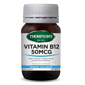 THOMPSON'S VITAMIN B12 50MCG 100 TABLETS