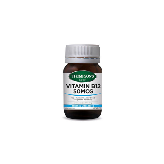 Thompson's Vitamin B12 50mcg 100 Tablets