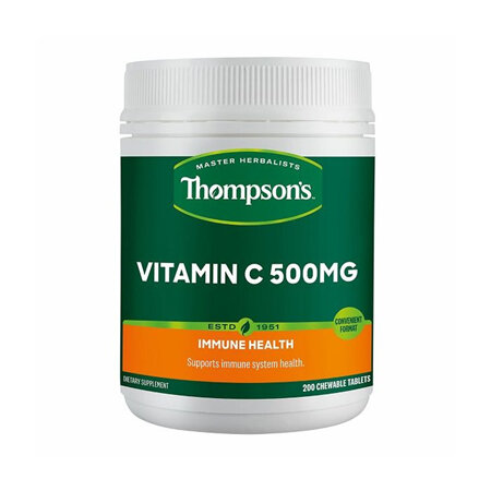 Thompson's Vitamin C 500mg 200 Chewable tablets