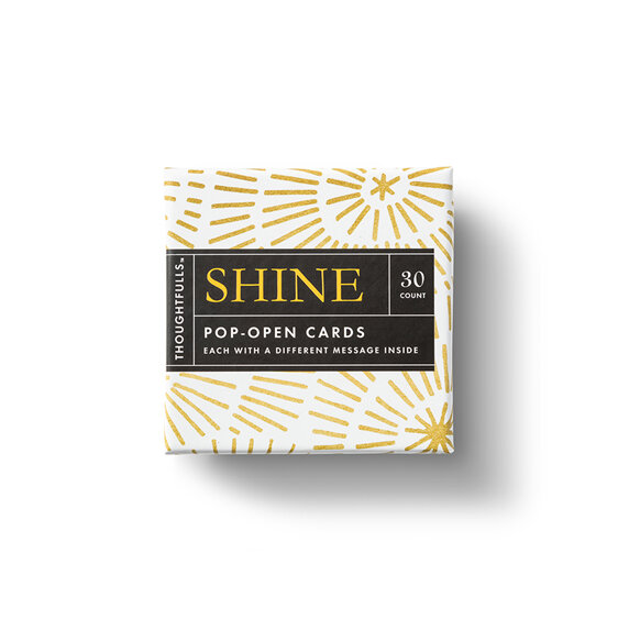 Thoughtfulls Shine Pop-Open Cards compendium gesture mindful gift