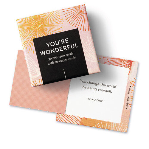 Thoughtfulls You're Wonderful Pop Open Cards 30 Uplifting quotes