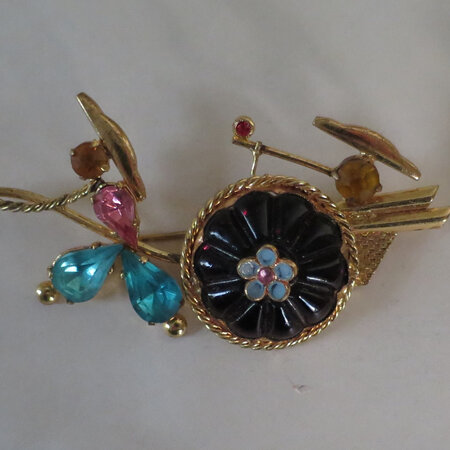 Three interesting vintage brooches