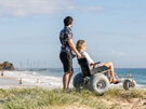 Three Wheel Beach Wheelchair