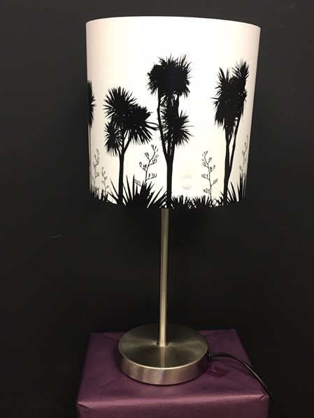 Tī kōuka Lamp - Black Silhouette