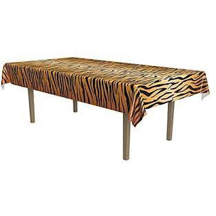 Tiger plastic tablecover