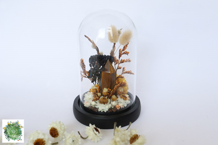 Tigers Eye Floral Dome